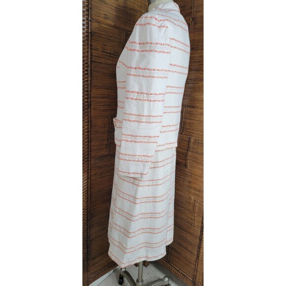 Rare Vintage 60s Leonard Arkin 2pc Linen Dress Suit VTG Size 12 (Modern 8?) - Picture 3 of 16